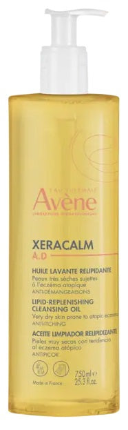 Avene xeracalm thermal water with cleansing oil 750 ml