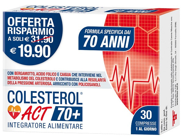 Cholesterol act 70+ 30 tablets