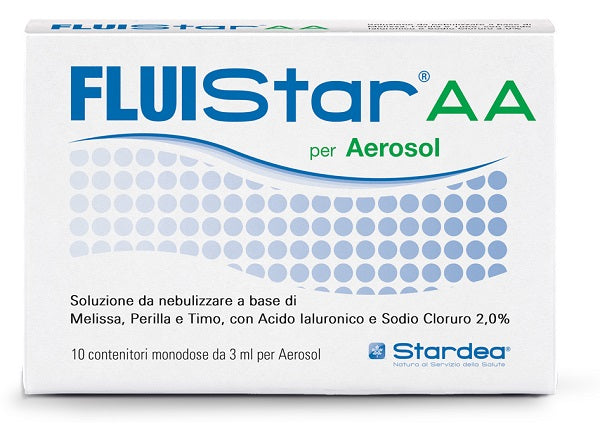 Fluistar aa 10 monodose da 3 ml per aerosol