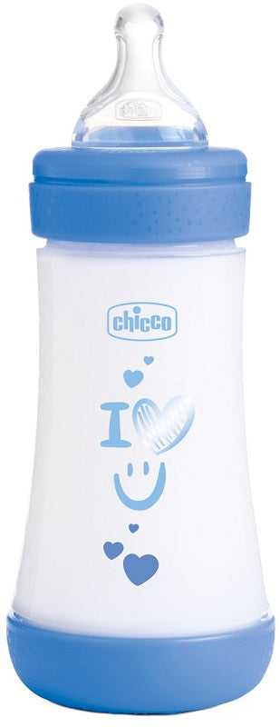 CHICCO - biberon p5 240ml med silicone boy