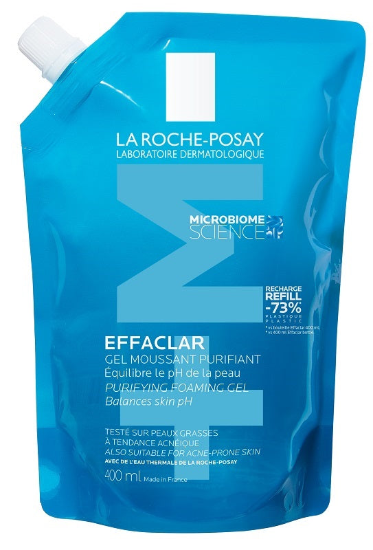 LA ROCHE POSAY - Effaclar cleansing gel refill 400 ml