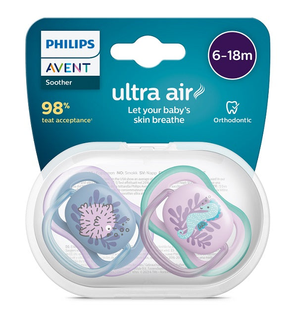 Succhietto avent ultra air 6-18m pesce palla / cavalluccio marino