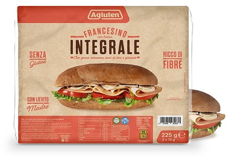 Agluten francesino farina integrale 225 g