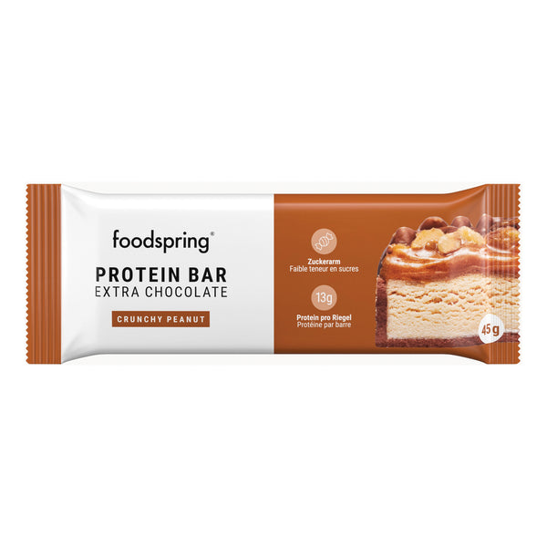 Protein bar extra chocolate crunchy peanut 45 g