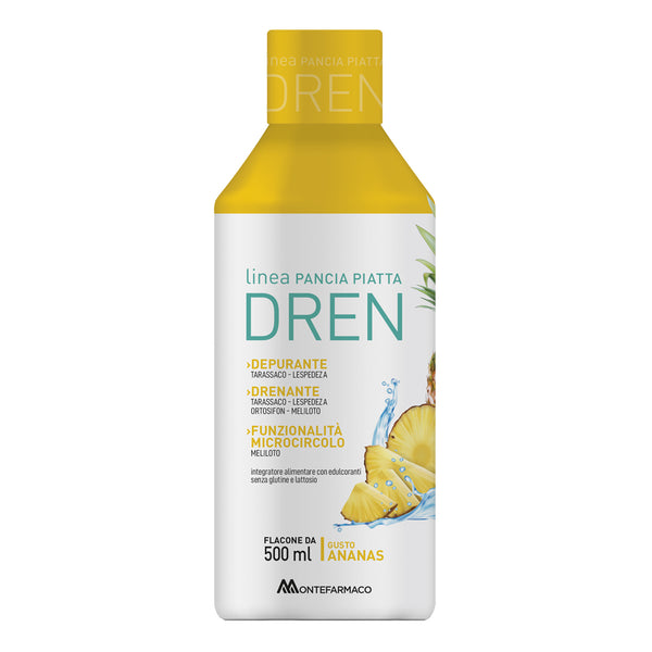 Pancia piatta dren 500 ml ananas