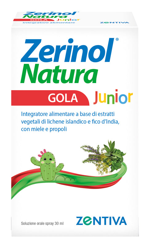 Zerinol natura garganta junior spray 30 ml