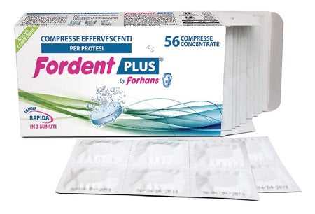 Fordent plus 56 compresse concentrate per dentiere e apparecchi ortodontici