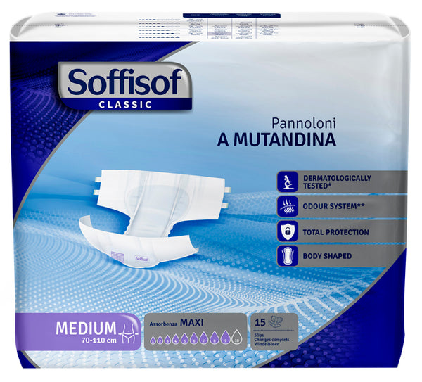 Soffisof classic maxi m 15 pieces diaper panties