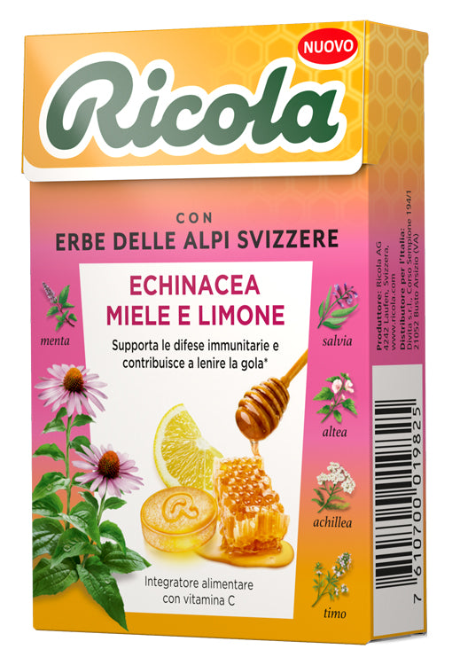 Ricola equinácea miel y limón 50 g