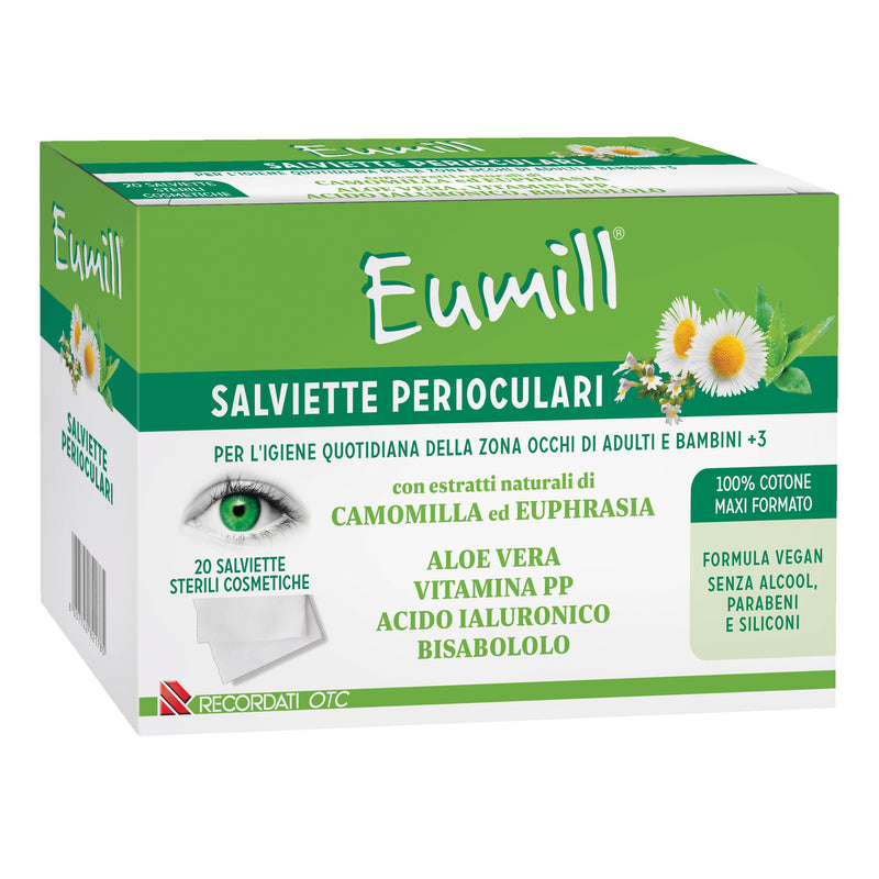 Eumill salviette perioculari 20 pezzi