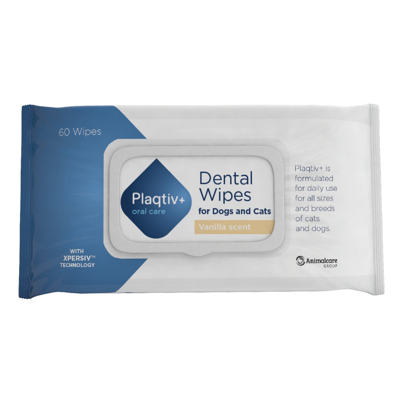 Plaqtiv+ oral care 64 dental wipes