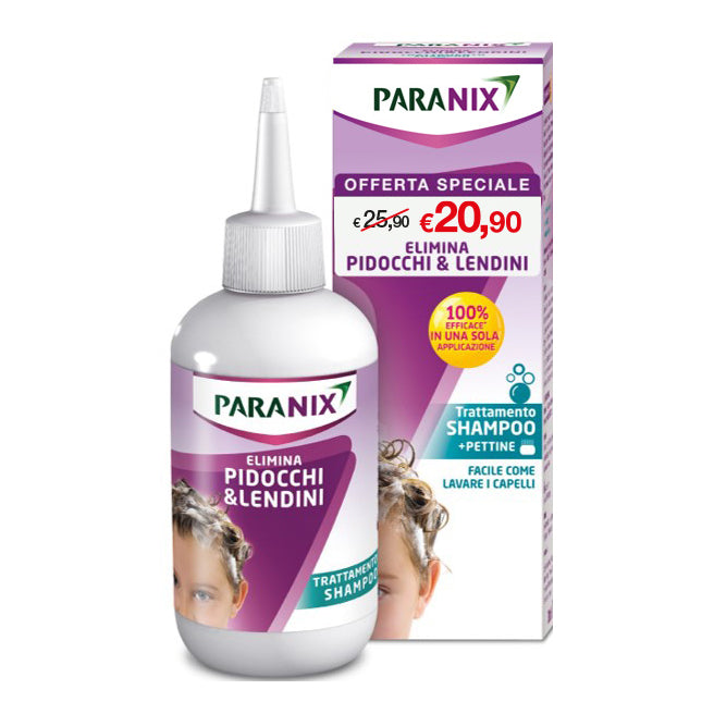 Paranix shampoo trattamento taglio prezzo 200 ml