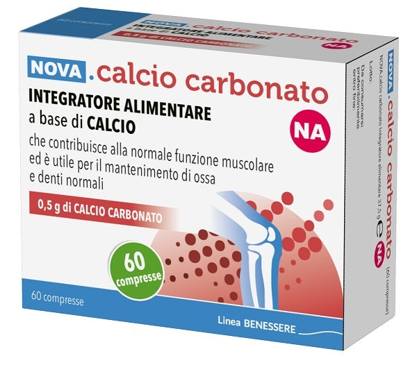 Nova calcio carbonato na 0,5g 60 compresse