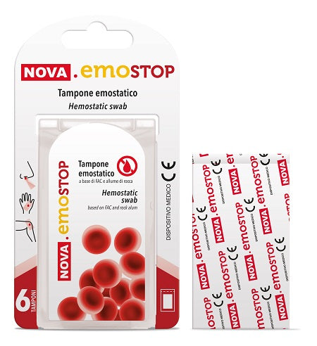 Almohadilla hemostática nova hemostop 6 piezas