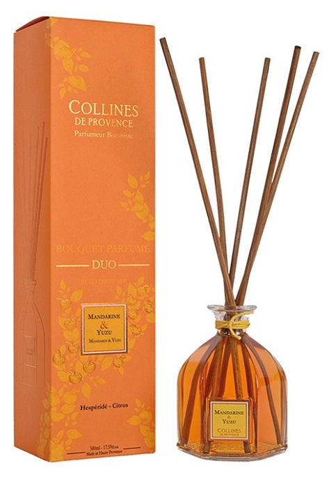 Diffusore con bastoncini mandarino & yuzu 500 ml