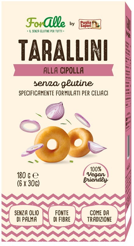 Foralle onion tarallini 6 sachets x 30 g