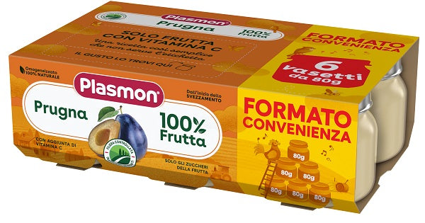 Plasmon omogeneizzato prugna 6x80 g