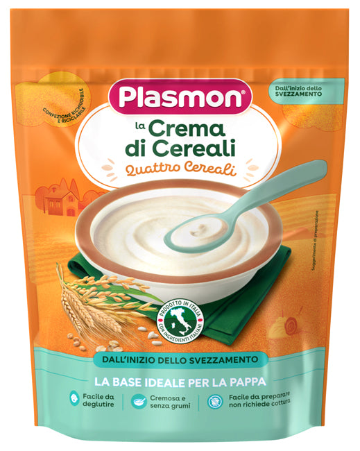 Plasmon cereales crema de 4 cereales 200 g