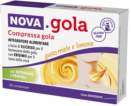 Nova garganta miel limon 20 comprimidos