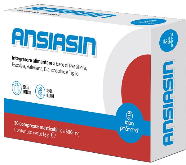 Ansiasin 30 comprimidos masticables