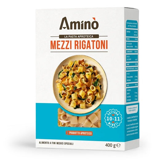 Amino' mezzi rigatoni aproteici 400 g