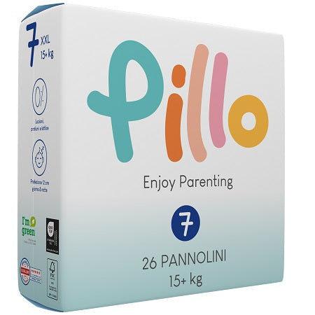 Pillo enjoy diapers xxl 15+ kg size 7 26 pieces