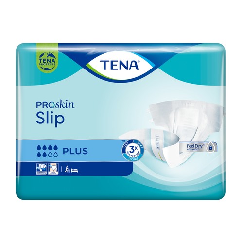 Bragas para incontinencia Tena slip plus, talla extra pequeña, 30 piezas