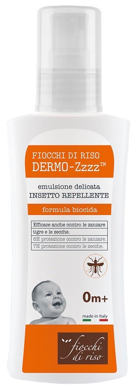 Dermo zzzz emulsión repelente delicada copos de arroz 0 meses + 100 ml