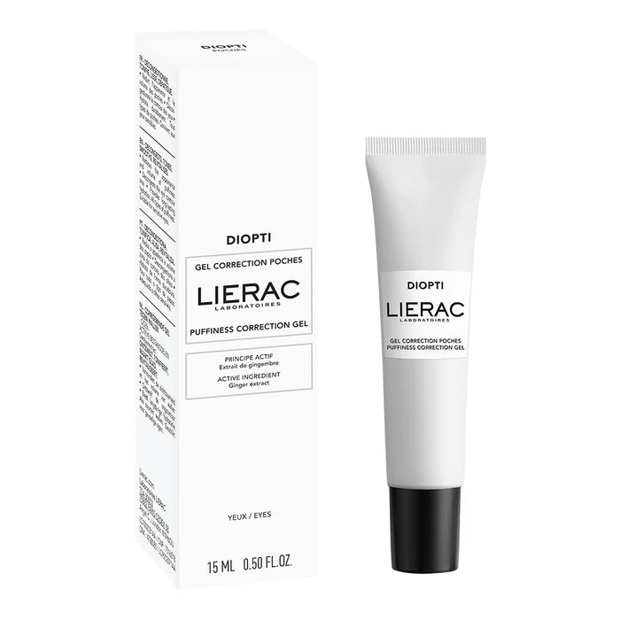 LIERAC - Diopti - Gel correzione borse tonificante e defaticante, 15 ml