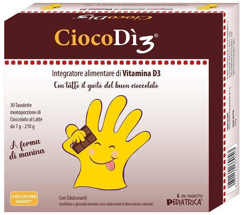 Ciocodi3 30 tavolette di cioccolato