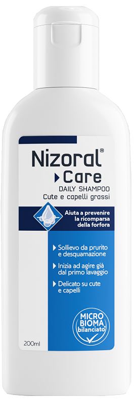 Nizoral care daily shampoo cute & capelli grassi 200 ml