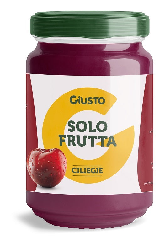 Giusto solo frutta confettura ciliegie 220 g