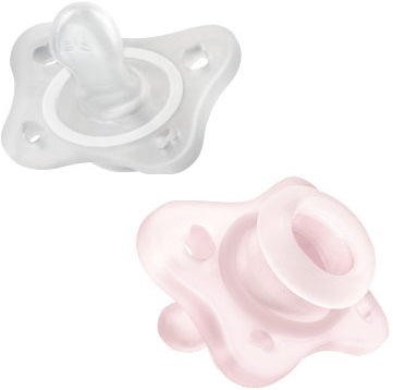 Chicco gommotto mini rosa 0-2m 2 piezas