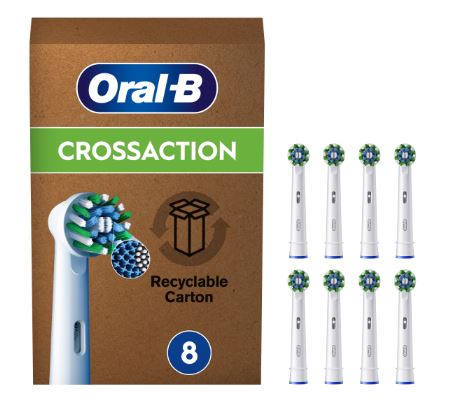 Oralb power recarga eb50r crossaction 8 piezas