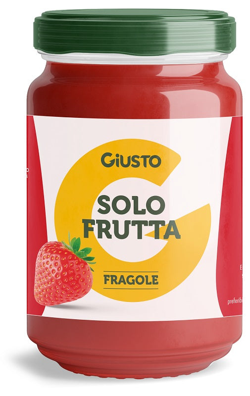 Giusto solo frutta confettura fragole 220 g