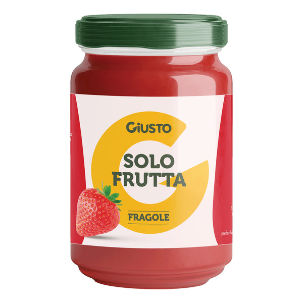 Giusto solo frutta confettura fragole 220 g