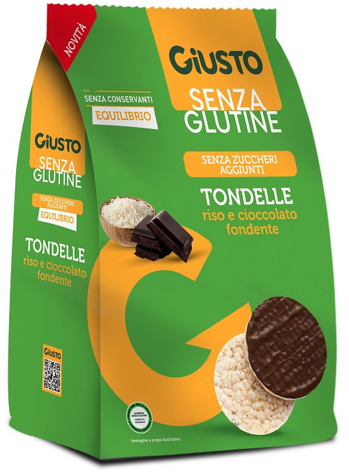 Giusto chocolate negro sin gluten redondos nuevo 60 g