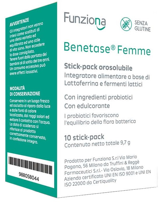 Benetase femme paquete de 10 barras