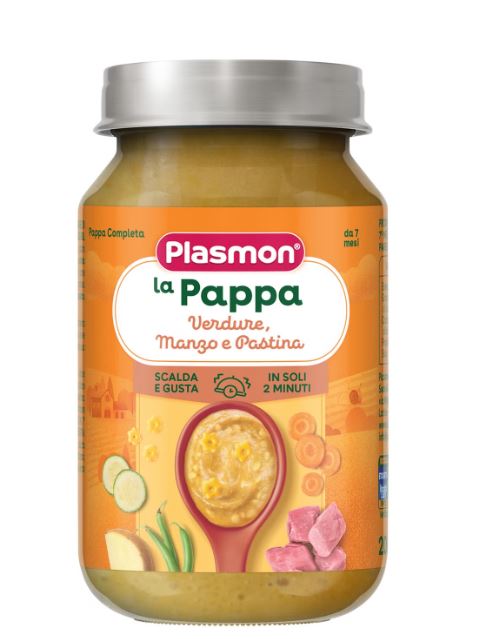 Plasmon la pappa verdure manzo e pastina 200 g