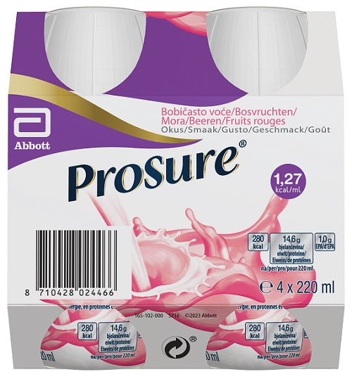 Prosure berry 4 bottiglie da 220 ml