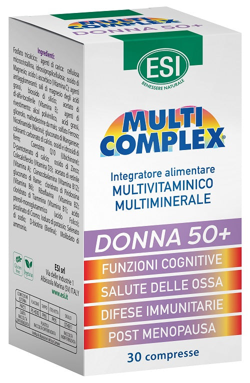 Esi multicomplejo mujer 50+ 30 comprimidos