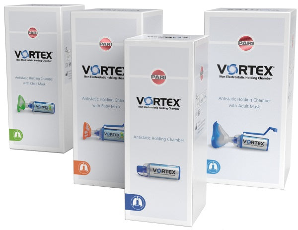 Camera distanziatrice con maschera pediatrica vortex