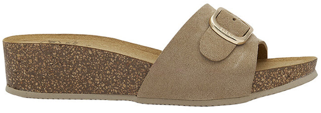 Rapallo buckle suede w beige 38