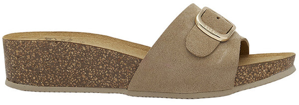 Rapallo buckle suede w beige 41