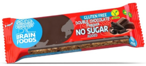 Brain foods double chocolate bar gluten free 70 g