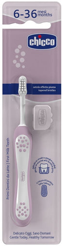 CHICCO - spazzolino 6 mesi+ rosa