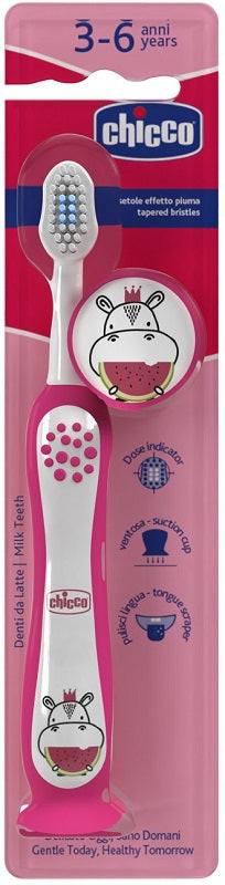 Chicco cepillo de dientes 3-6 años rosa