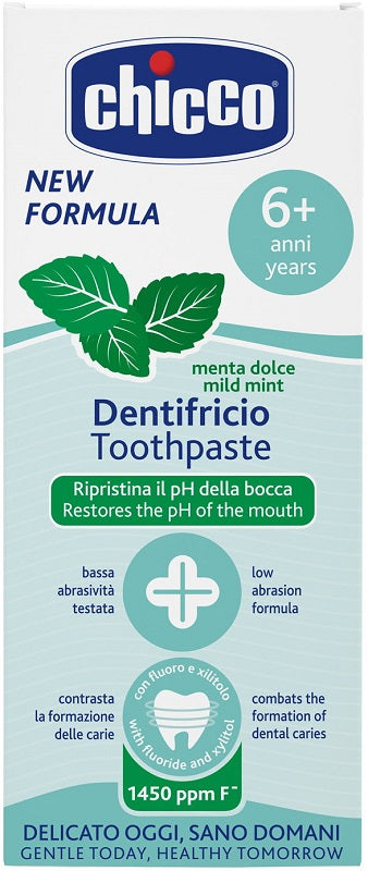 Chicco pasta de dientes 6 años + menta dulce 50 ml