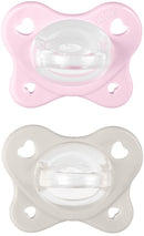 Chicco dual soft succhietto rosa 2-6 mesi 2 pezzi