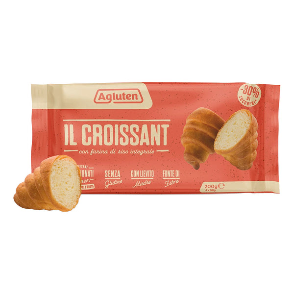 Croissant clásico sin gluten 4 piezas de 50 g